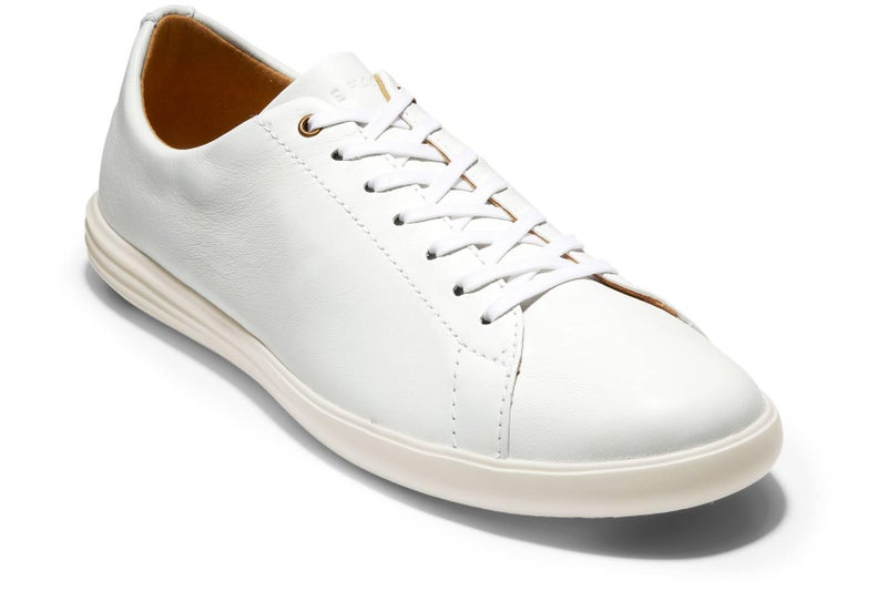 Cole Haan mens Grand Crosscourt Ii Sneaker, White Leather, 9.5 US - Image 3